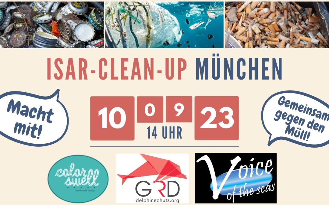 Zeit zum Aufräumen: Isar-Clean-Up in München